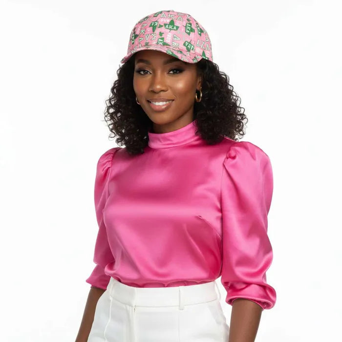 AKA Graphic Print Baseball Cap